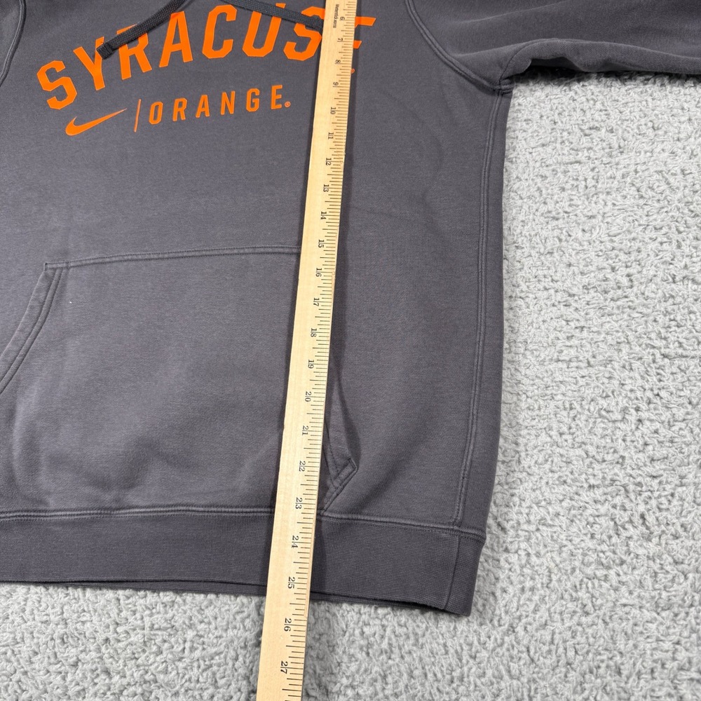 Syracuse Orange Nike Sweatshirt Mens Small Gray Club Fleece Hoodie Pullover - Picture 9 of 10